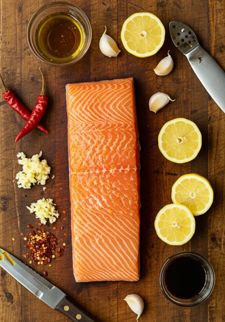 salmon hot honey glaze ingredients