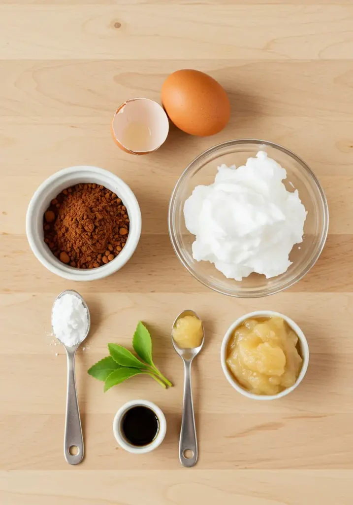 Ingredients for 25 calorie chocolate cake