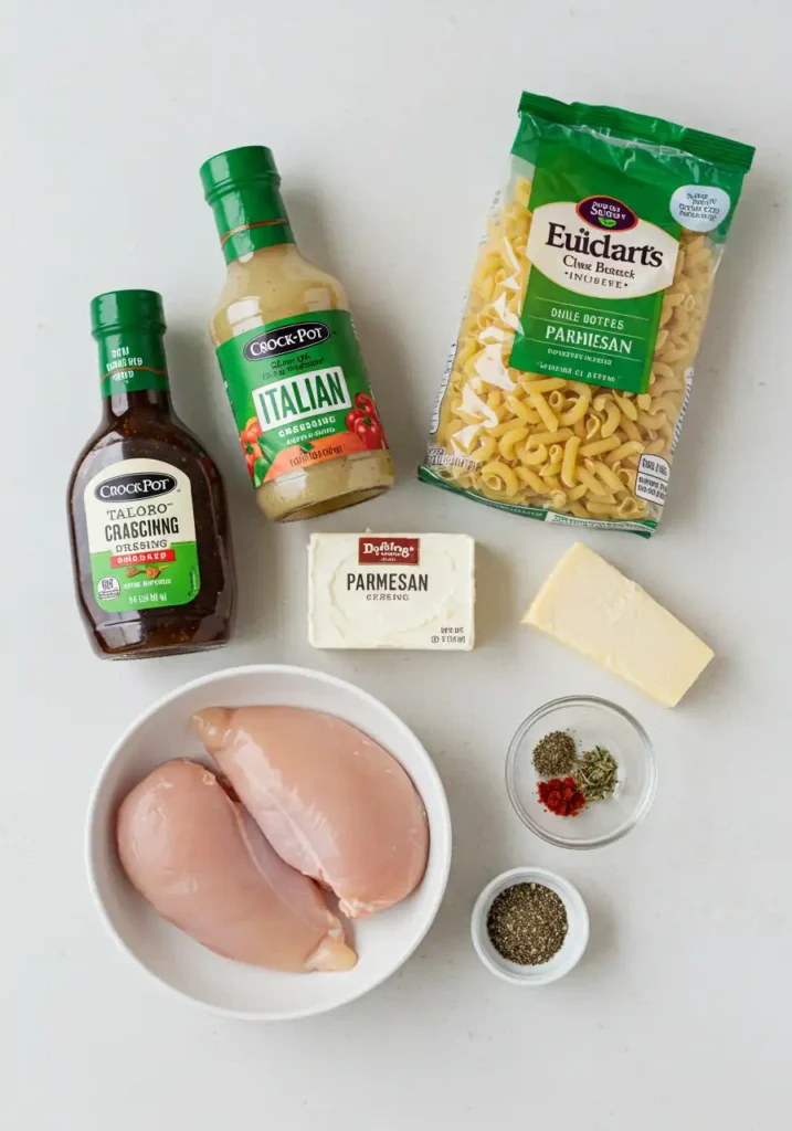 ingredients for olive garden chicken pasta crockpot