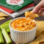 Served buffalo chicken dip high protein cottage cheese