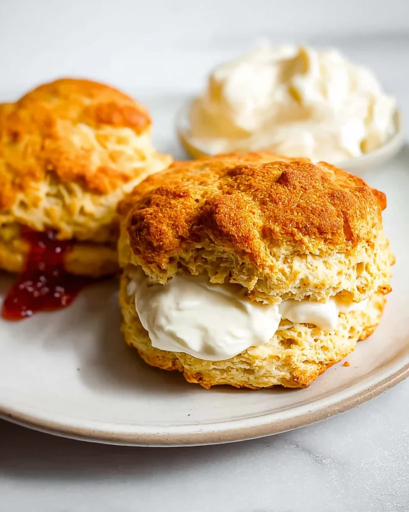 4-ingredient Protein Scones (without butter)