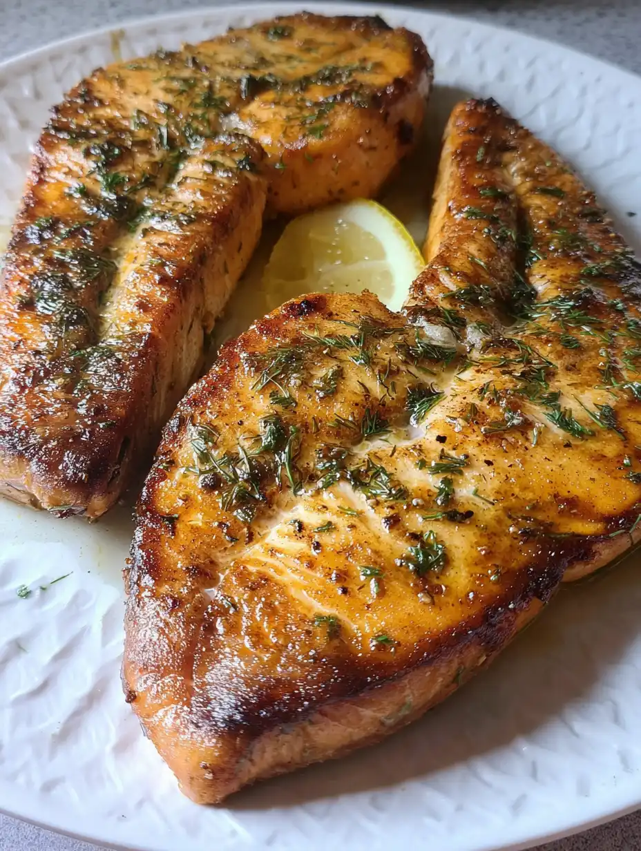 Air Fryer Salmon Steaks