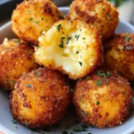 Air Fryer Cheesy Mashed Potato Balls