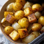 Air Fryer Potatoes and Onions