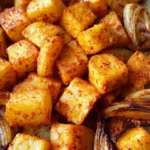 Air fryer Onions and Potatoes