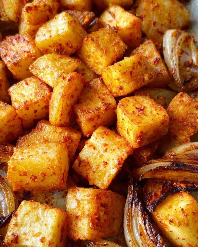 Air fryer Onions and Potatoes