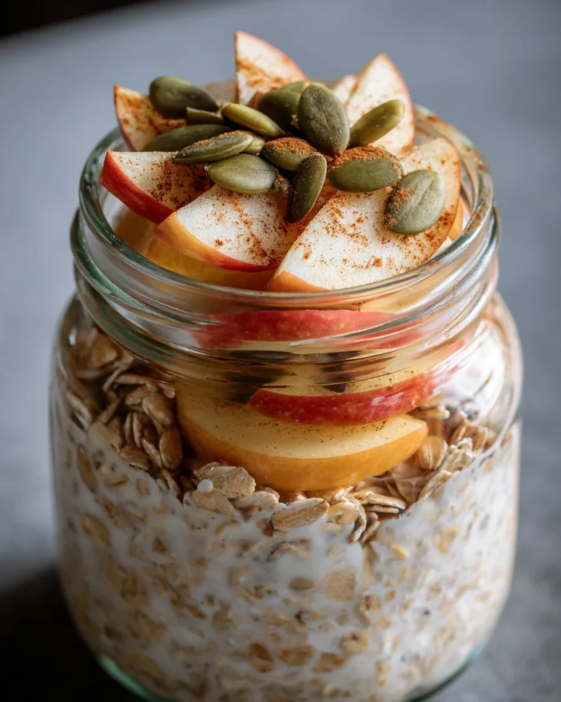 Apple and Cinnamon Overnight Oats
