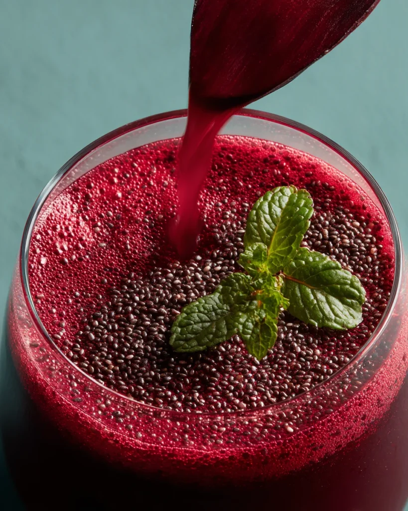 Beetroot Chia Detox Drink
