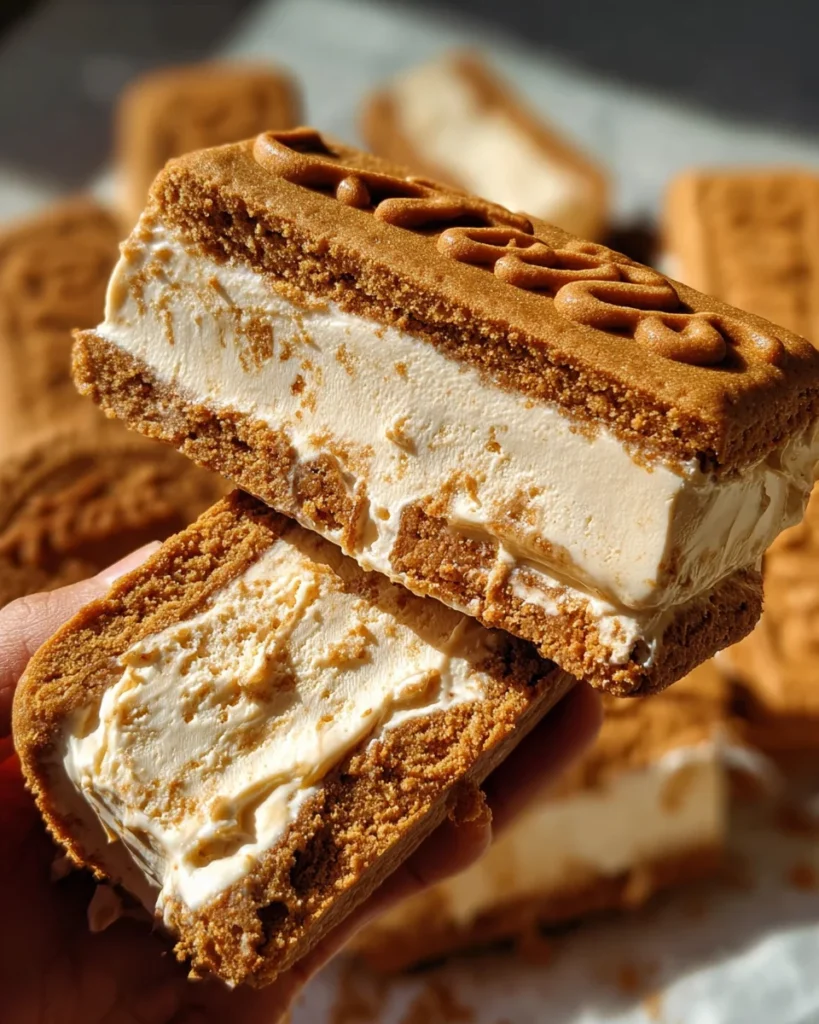 Biscoff Ice Cream Sandwiches