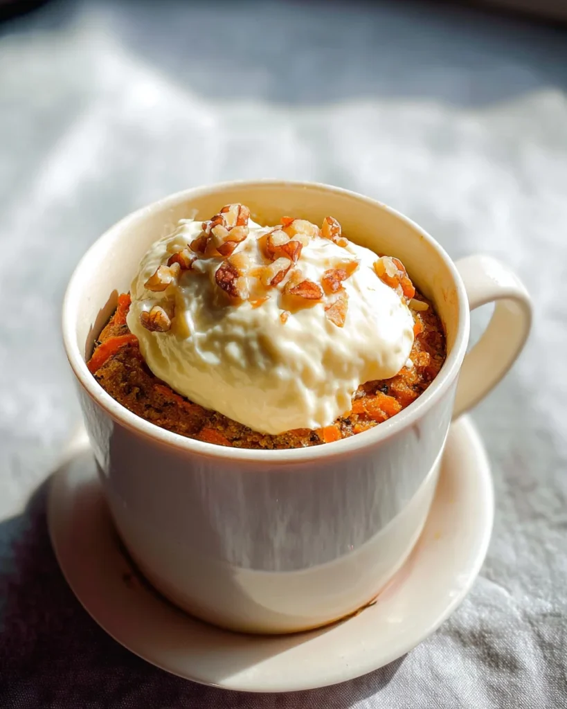 Carrot Cake in a Mug Recipe