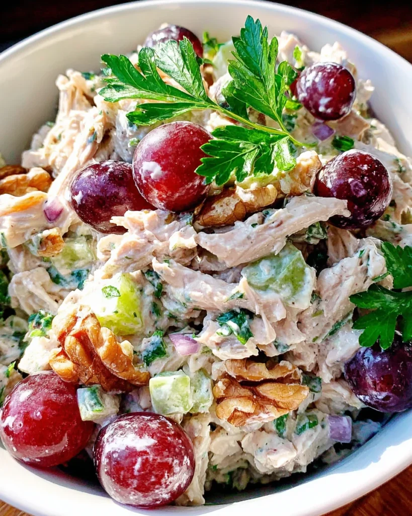 Chicken Salad with Grapes and Walnuts