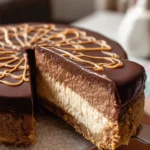 Chocolate Peanut Butter Cheesecake (no-bake)