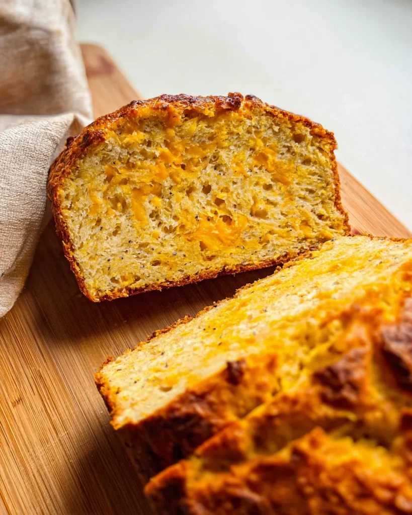Easy Cheesy Oat Flour Bread (just 5 ingredients!)