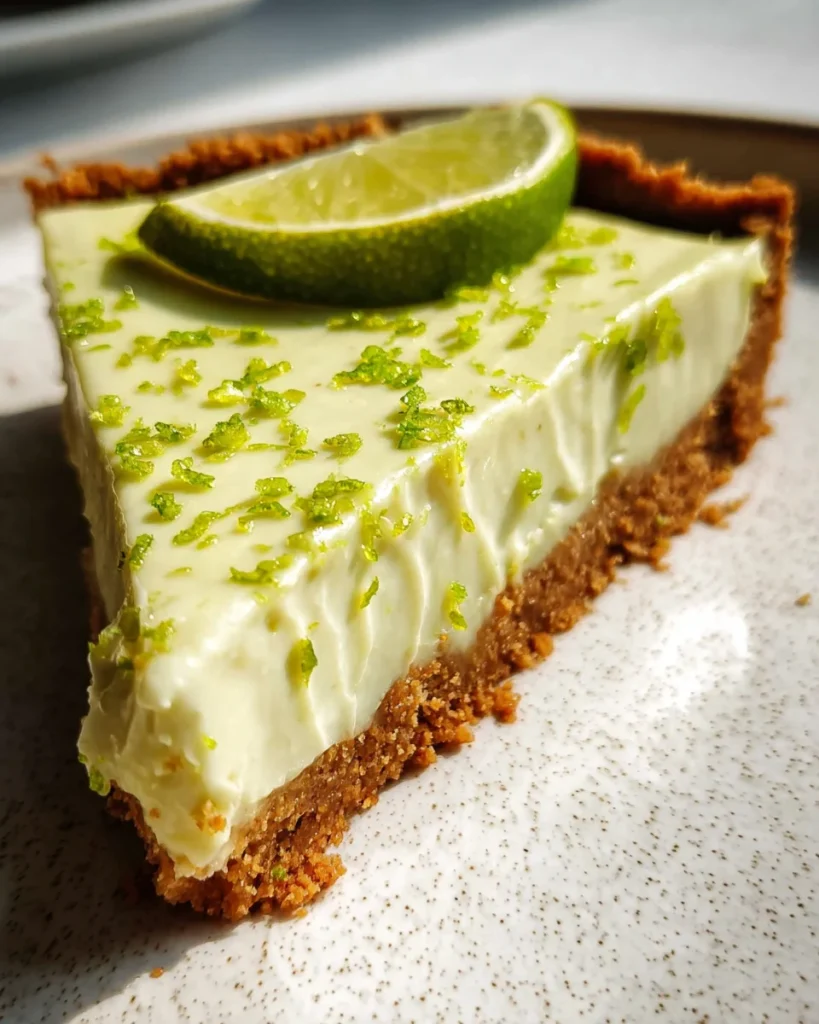 Easy Vegan Key Lime Pie (gluten-free)