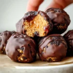 Easy & Healthy Snickers Energy Balls
