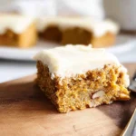 Easy and Healthy No-Bake Carrot Cake Bars Recipe
