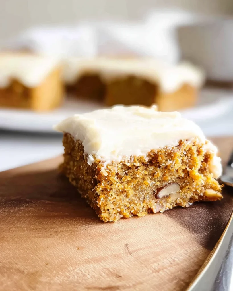 Easy and Healthy No-Bake Carrot Cake Bars Recipe