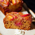 Easy and Healthy Plum and Honey Breakfast Cake