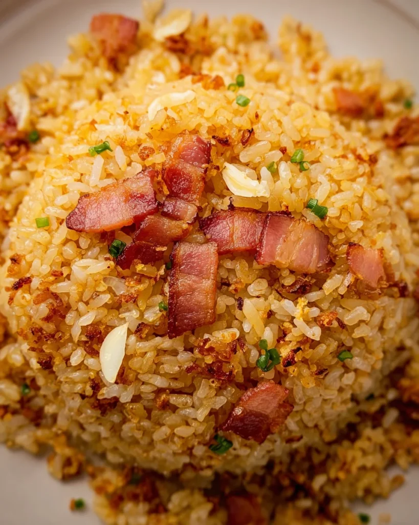 Garlic Butter Fried Rice Recipe: Easy Korean Fried Rice with Bacon