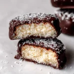 Healthy Dark Chocolate Bounty Bars