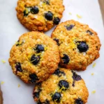Healthy Lemon Blueberry Cookies