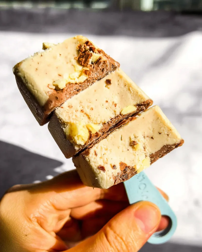 Homemade Protein Ice Cream Bars