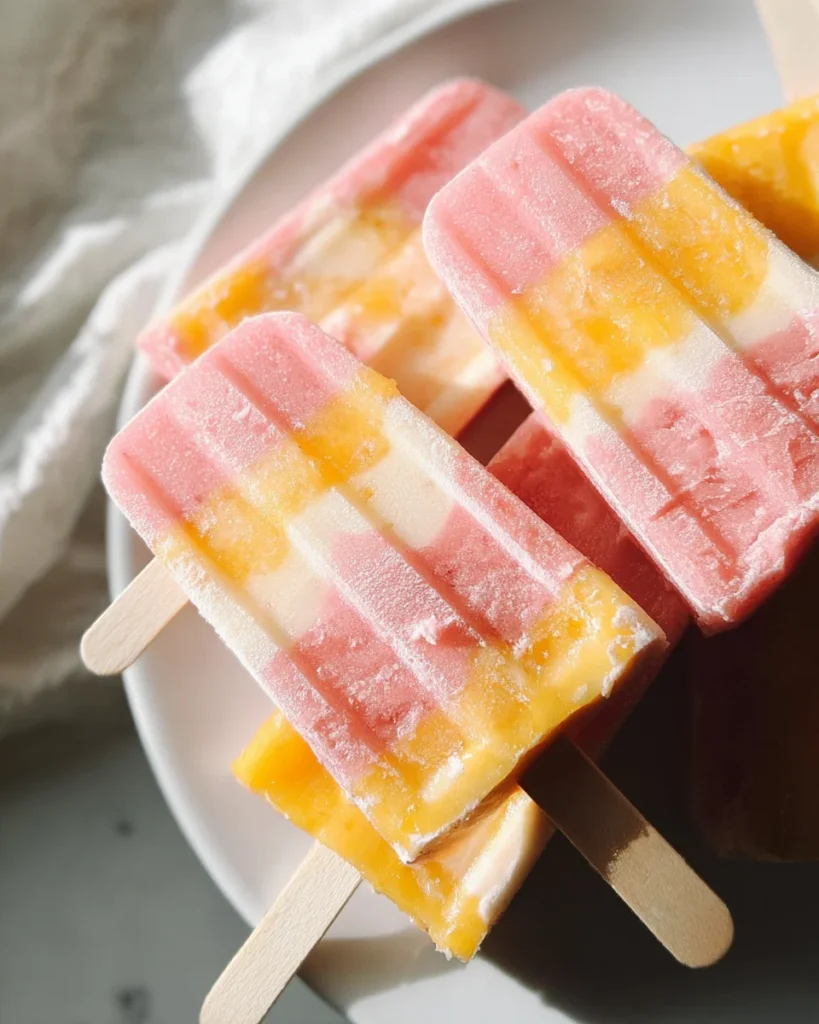 Mango Guava Popsicles
