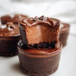 Mini Triple Chocolate Cheesecakes