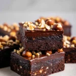 No-Bake Ferrero Rocher Brownies
