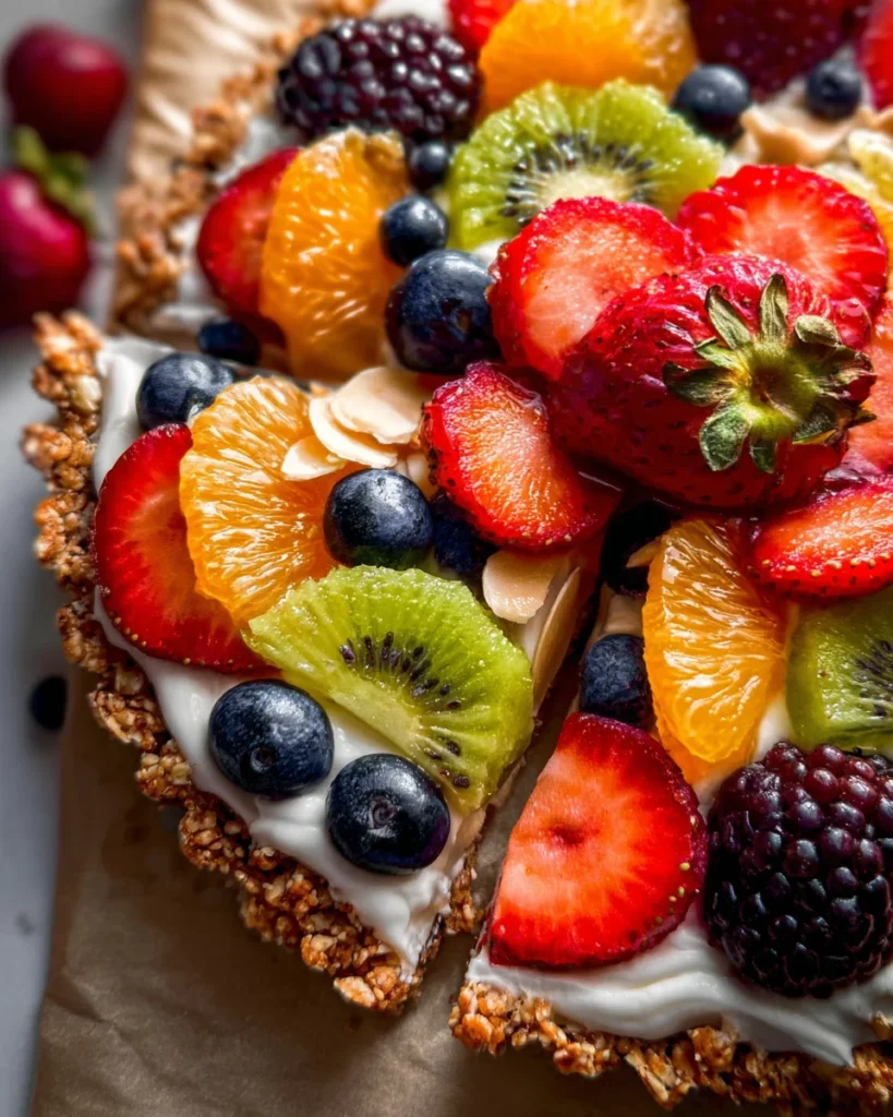 No-Bake Greek Yogurt Fruit Tart