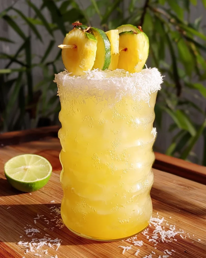 Non Alcoholic Piña Colada Punch