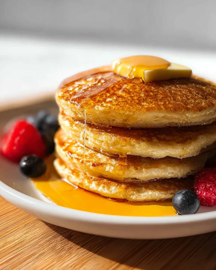 Oatmeal Flour Pancakes