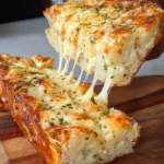 Roasted Garlic Cheesy Bread