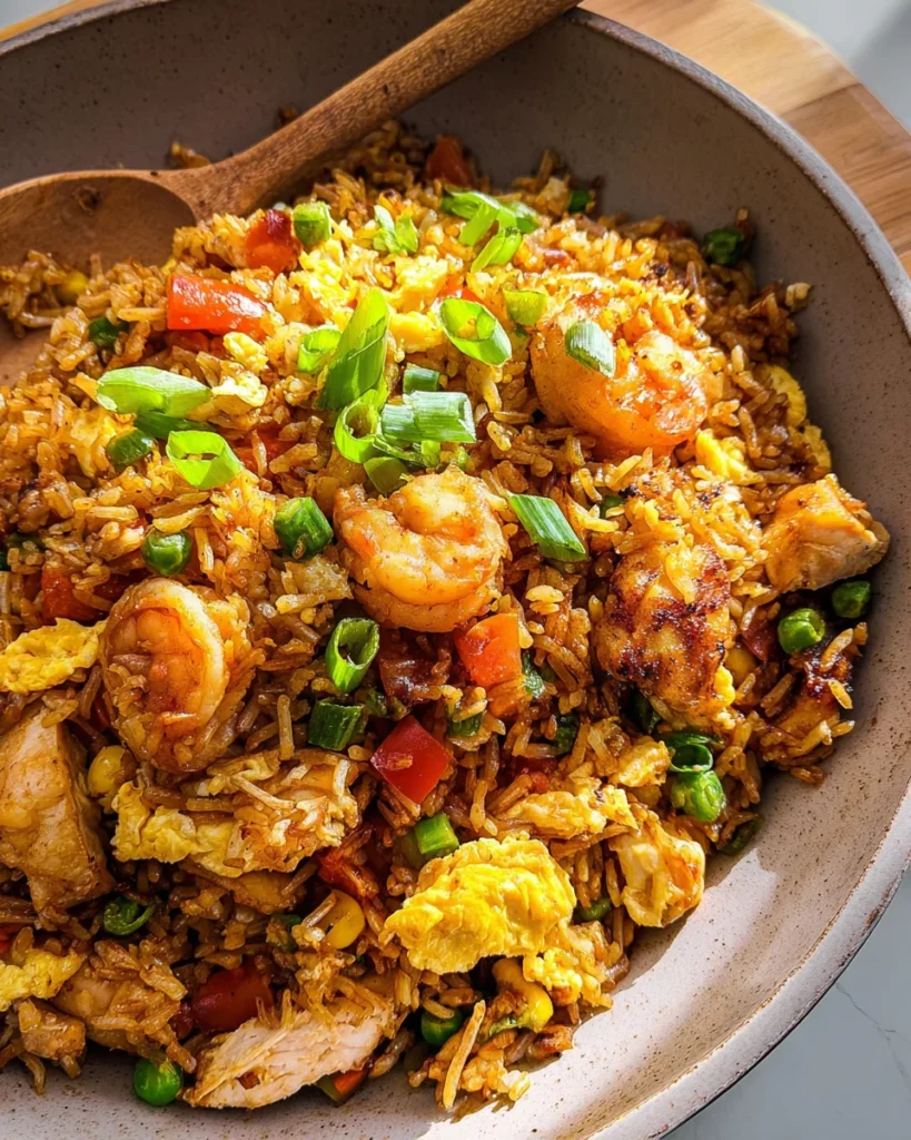 Shrimp and Chicken Fried Rice