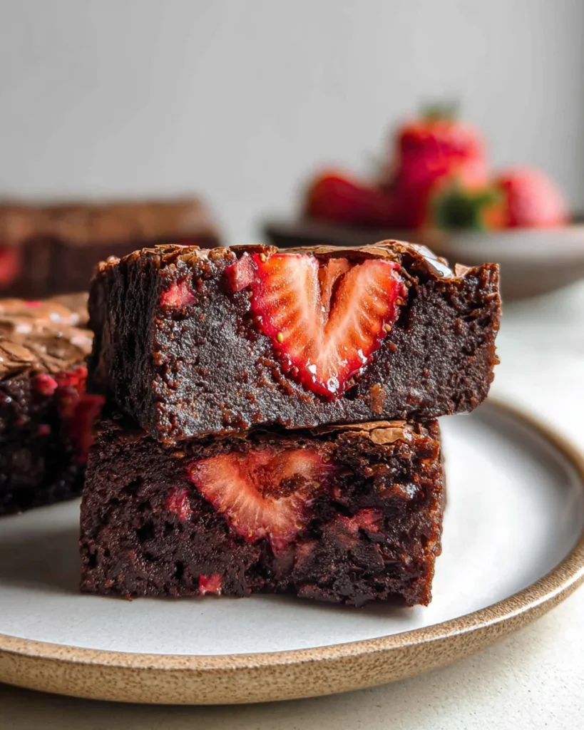 Strawberry Brownies