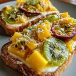 Tropical Yogurt Custard Toast