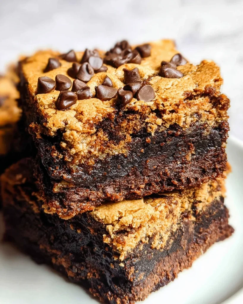 Vegan Brookies (easy + healthy!)