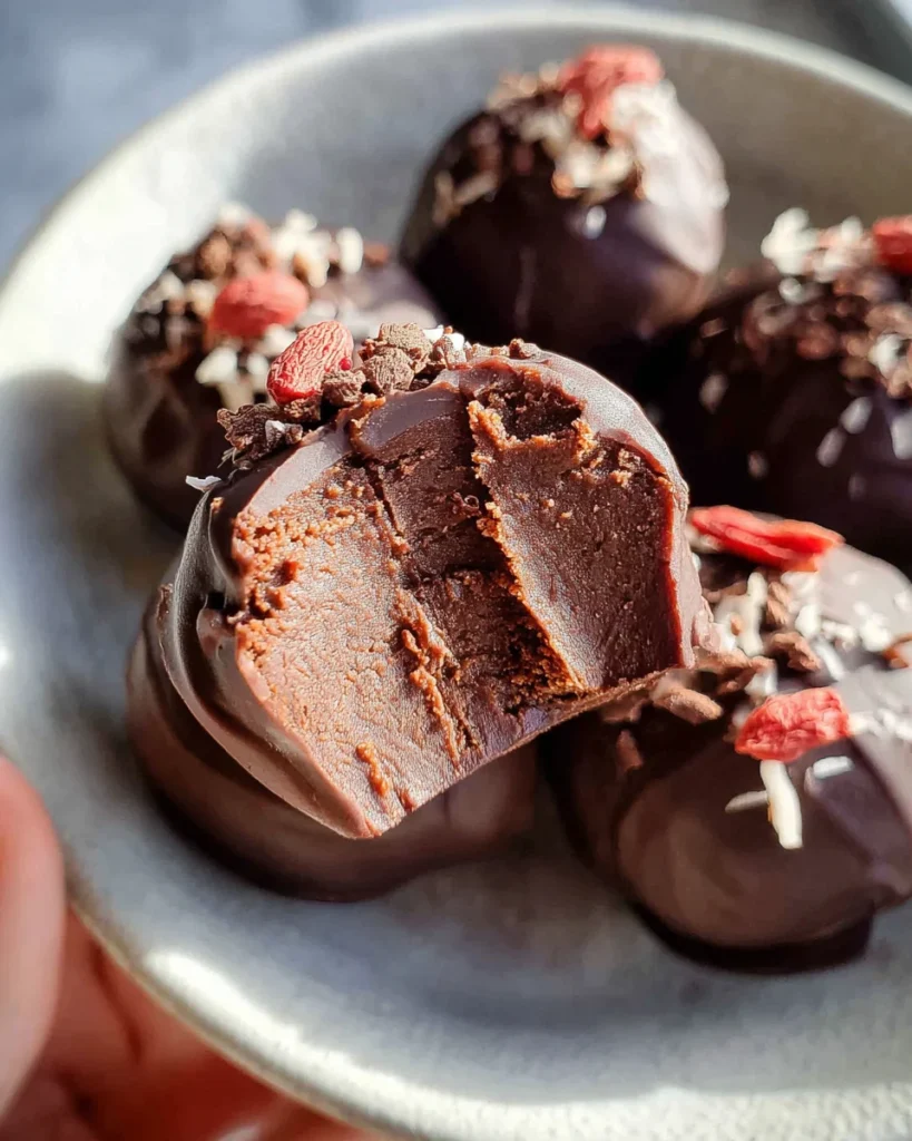 Viral Chickpea Truffles (only 3 ingredients!)