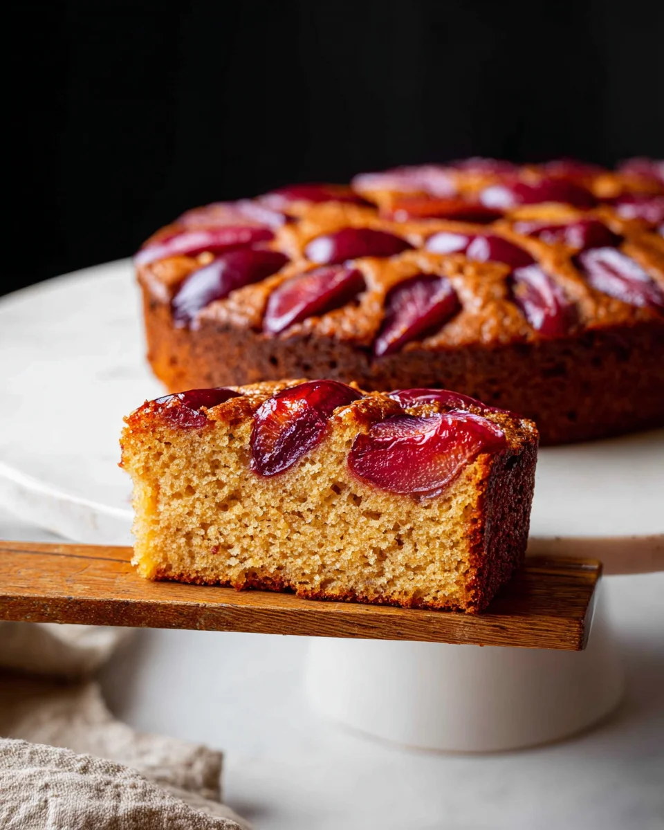 Yogurt Plum Cake