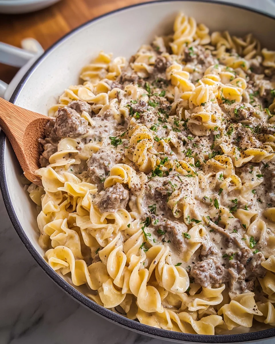 30-Minute Ground Beef Stroganoff