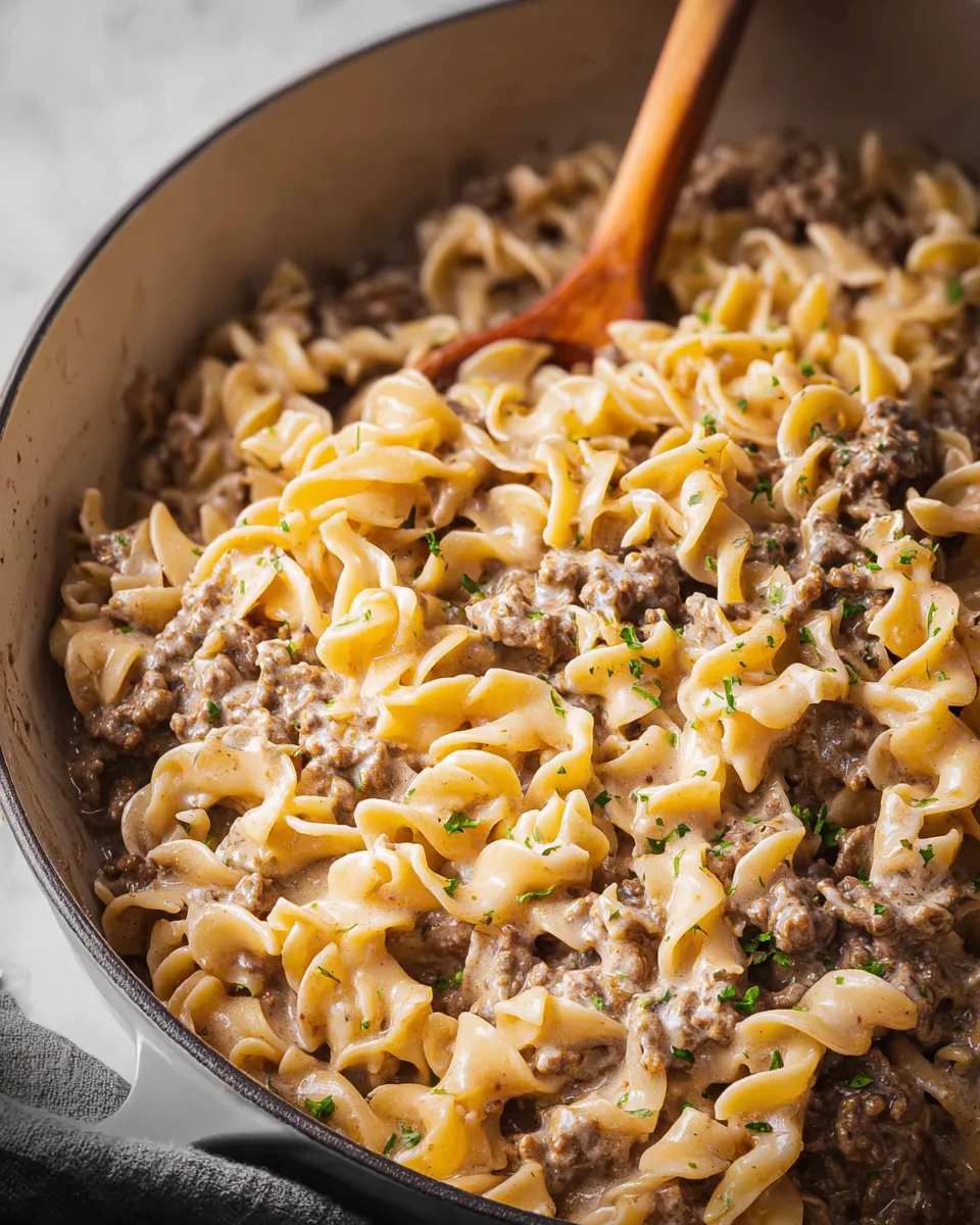 30-Minute Ground Beef Stroganoff