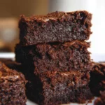 3 Ingredient Brownies with Banana