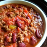 5 Ingredient Crockpot Chili Recipe