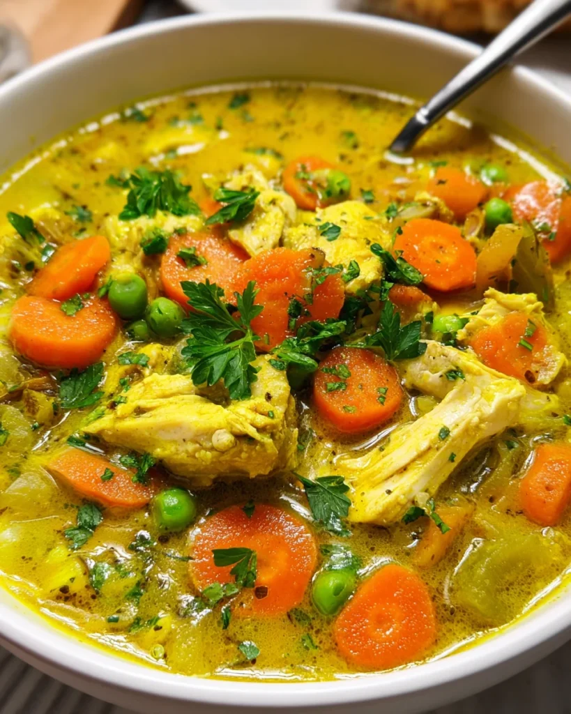 Anti Inflammatory Turmeric Chicken Soup