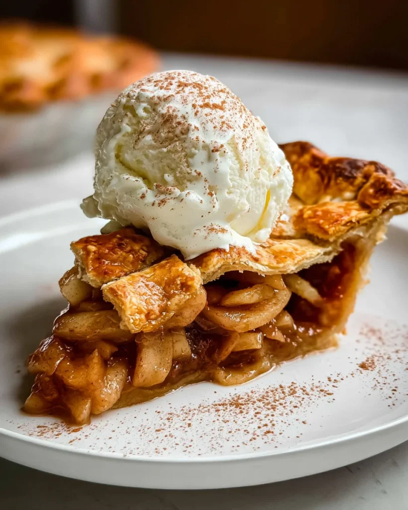 Apple Pie à la Mode (Apple Pie with Ice Cream Recipe)
