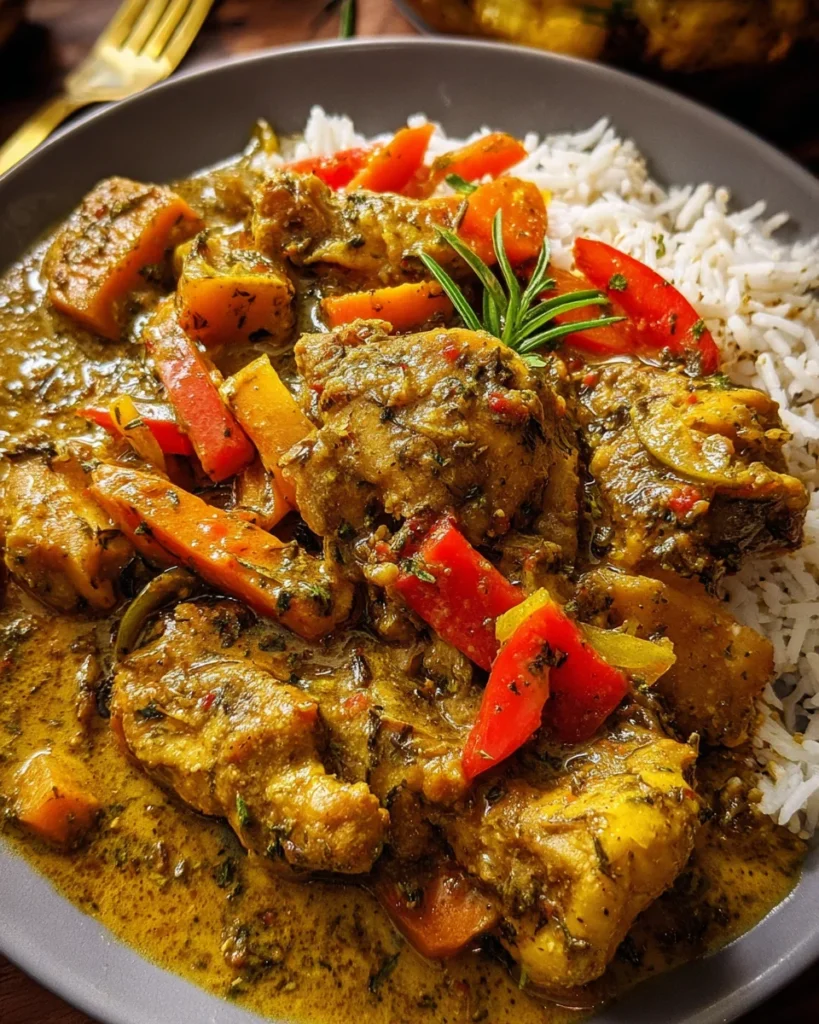 Authentic Jamaican Curry Chicken