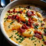 Bacon Cheddar Gnocchi Soup – A Rich and Creamy Comfort Meal
