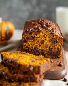 Banana Chocolate Chip Pumpkin Bread