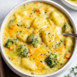 Broccoli Potato Cheese Soup Recipe