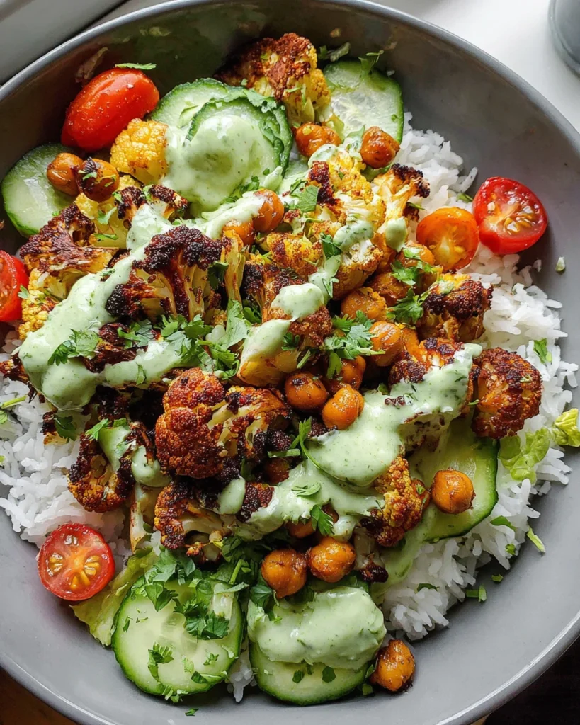 Cauliflower Shawarma Bowls